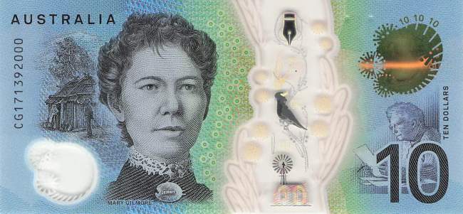 10 Dollars 2017 p63a